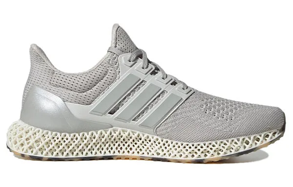 Adidas Ultra 4D Running Shoes 'Grey White Silver', gray