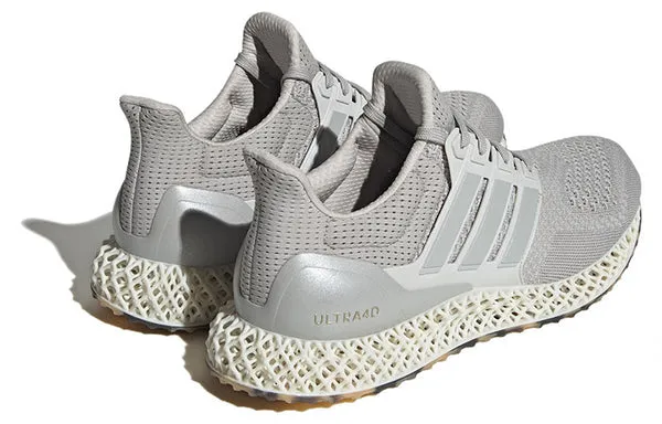 Adidas Ultra 4D Running Shoes 'Grey White Silver', gray