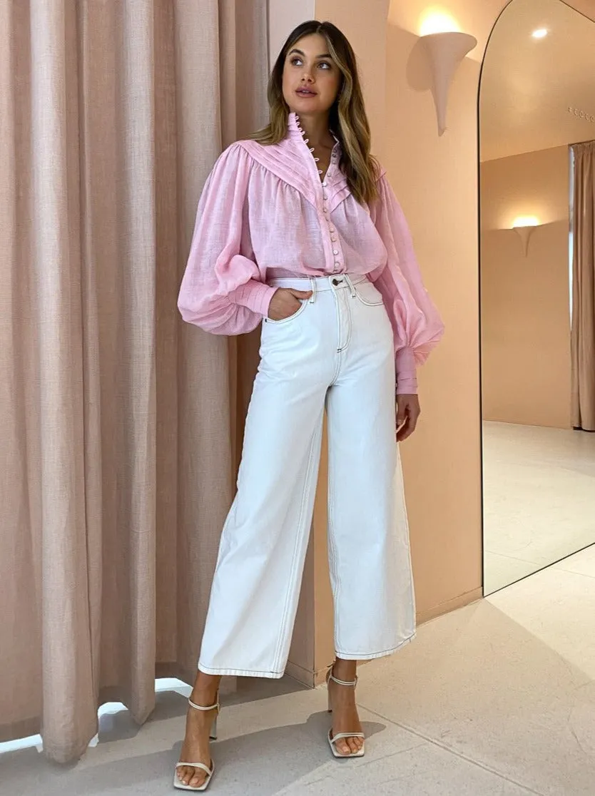 Alemais Halcyon Shirt in Candy Pink
