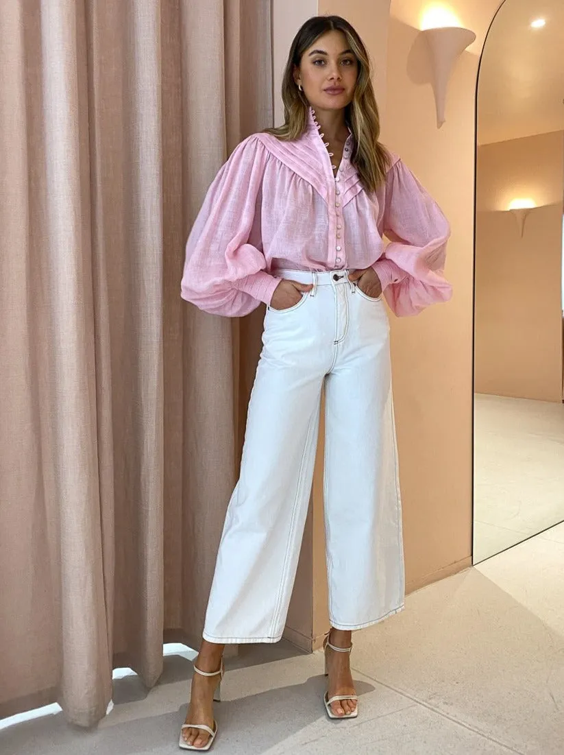 Alemais Halcyon Shirt in Candy Pink