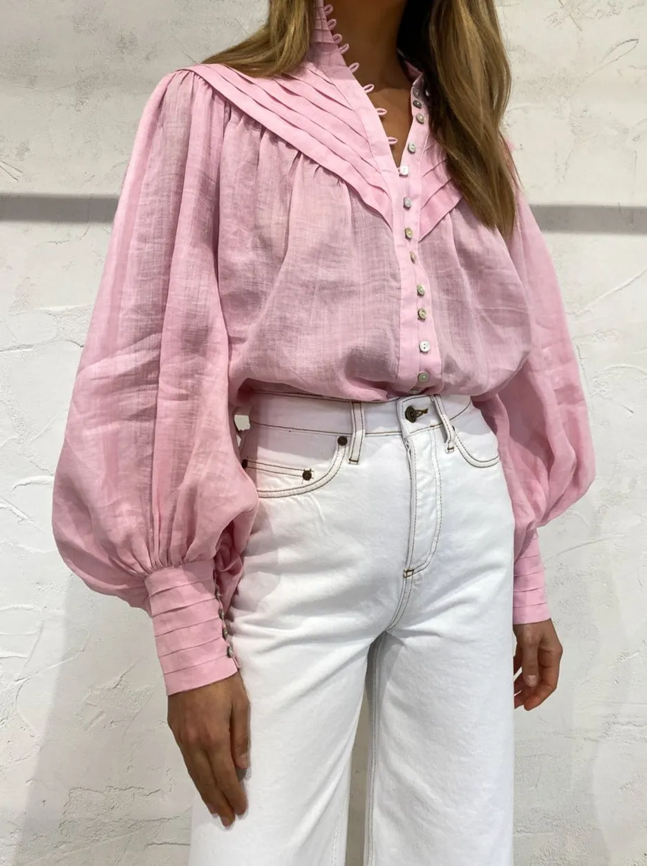 Alemais Halcyon Shirt in Candy Pink