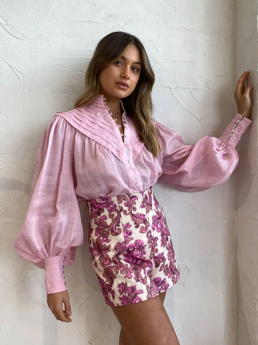 Alemais Halcyon Shirt in Candy Pink