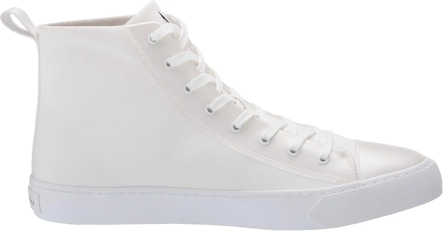 A|X ARMANI EXCHANGE Men's Icon Project Logo High Top Lace Up Sneaker