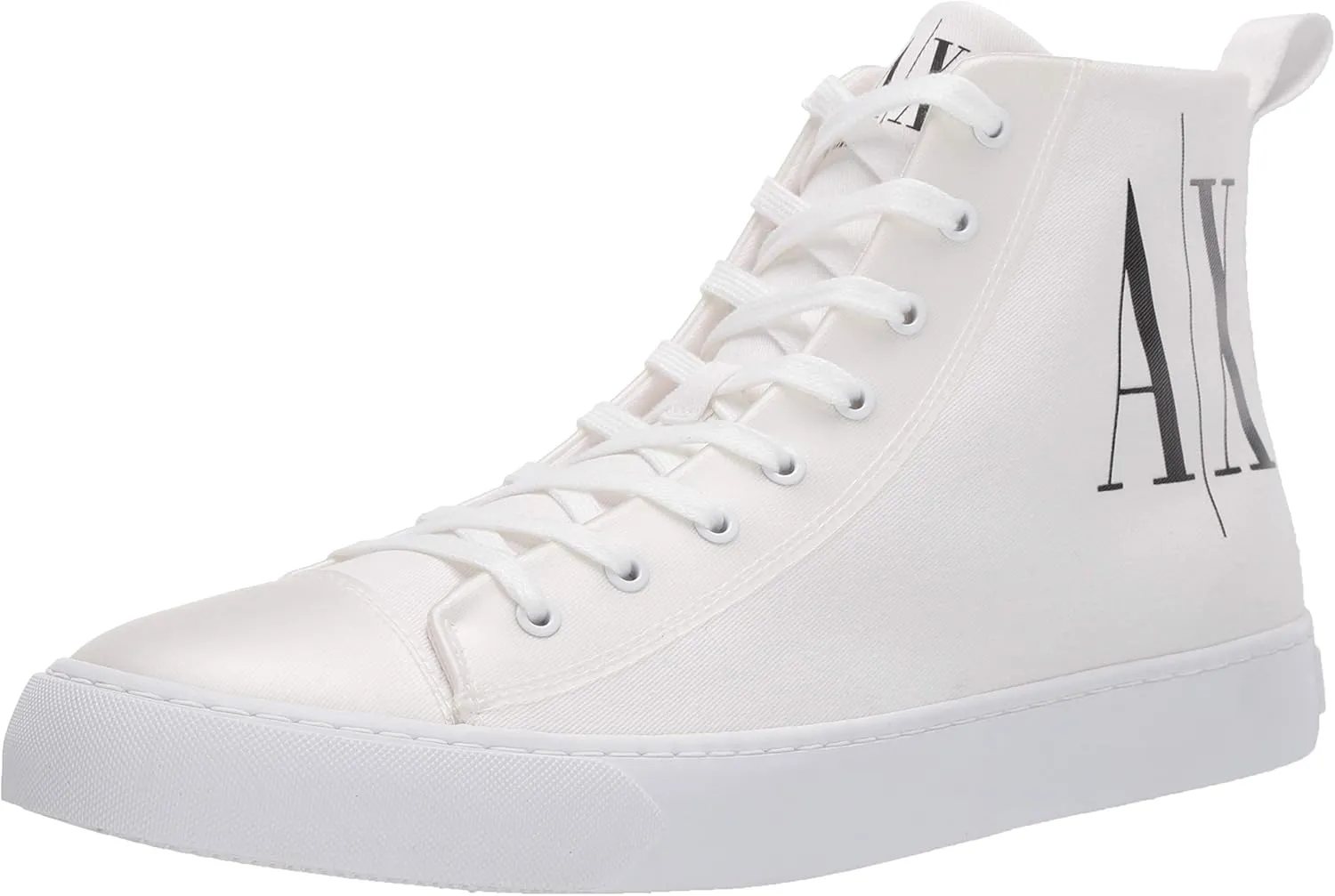 A|X ARMANI EXCHANGE Men's Icon Project Logo High Top Lace Up Sneaker
