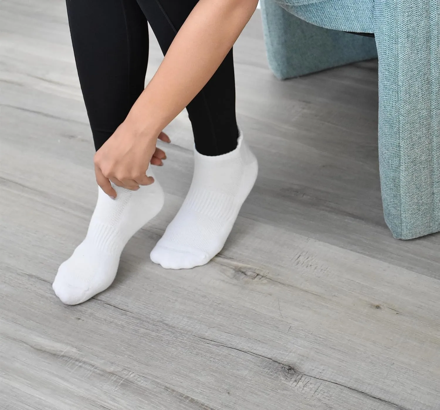 Bamboo Womens Ankle Socks, 6 Pack, Low Cut Socks for Women, Womens Running Socks, Christmas Gift for Women Socks Size 5-10