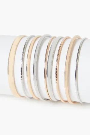 Bangle Bracelet Set (9 Pcs)