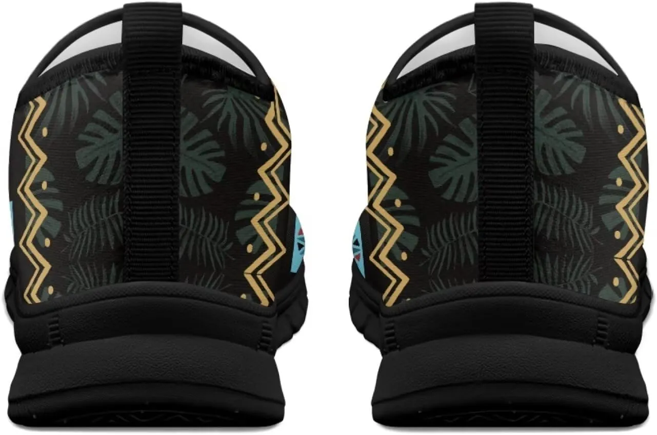 Binienty Aztec Slip on Shoes for Men Women Casual Hands Free Shoes No Laces Casual Loafers Travel Walking Footwear