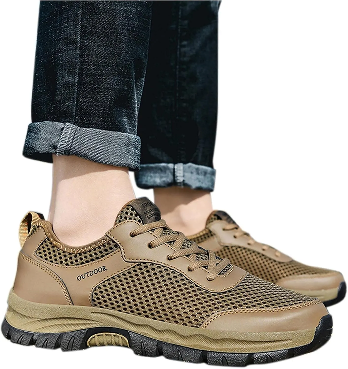 BORAMAX Black Sneakers Running Shoes for Men Shoes Shoes Casual Men's Hiking Shoes Trend Men's Lightweight Walking Shoes