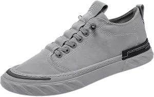 BORAMAX Mens Running Shoes Slip-on Walking Tennis Sneakers Lightweight Breathable Casual Soft Sole Mesh Workout Sports Shoes