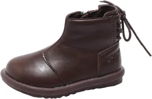 Fashion Autumn And Winter Children Boots Boys And Girls Ankle Boots Thick Soles Non Slip Side Girl Rain Boots