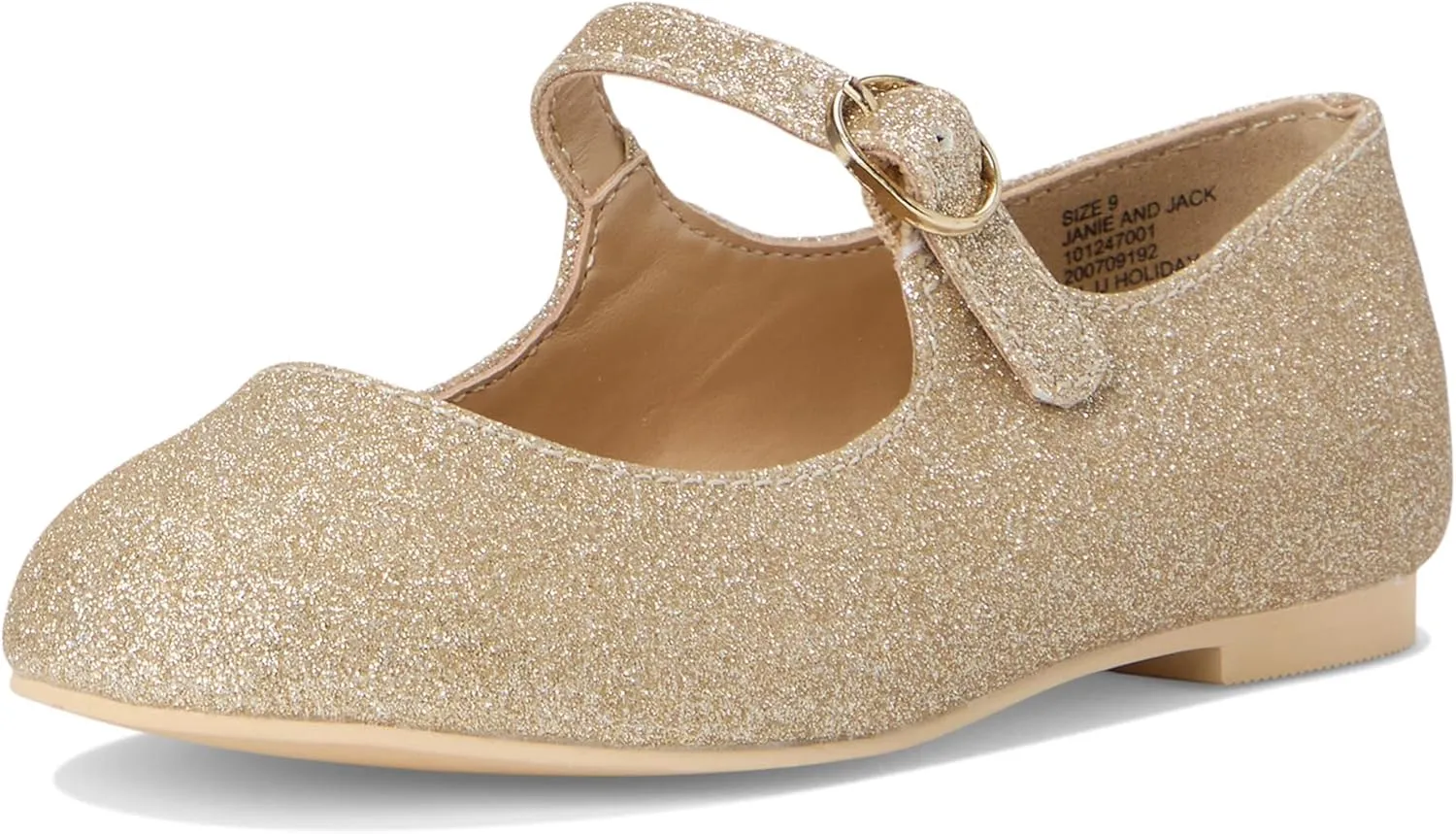Janie and Jack Girl's Glitter Bow Flat (Toddler/Little Big Kids) Ballet