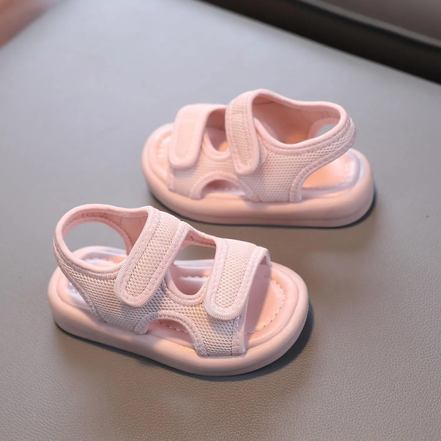 Kids Sandals Boys Girls Lightweight Athletic Sandals with Adjustable Webbing for Hiking Walking Girls Size 2