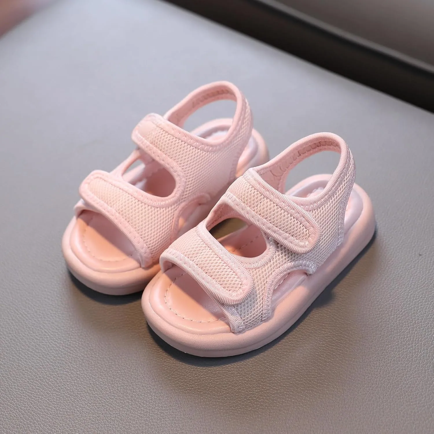 Kids Sandals Boys Girls Lightweight Athletic Sandals with Adjustable Webbing for Hiking Walking Girls Size 2