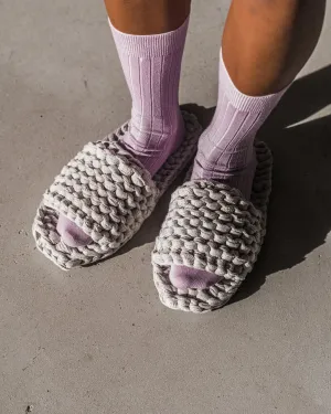 KNIT SLIPPERS BERLINETTE GREY