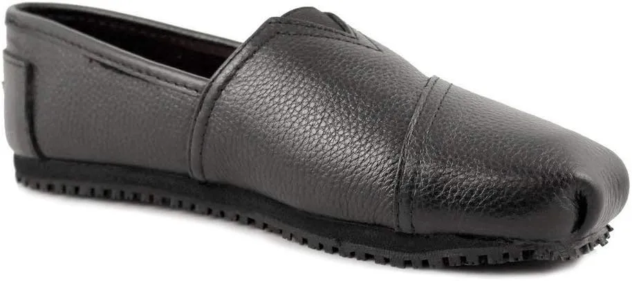 Laforst Womens Jess Leather Nonslip Nurse Waitress Flat