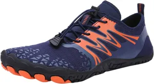 Men And Women Shoes Outdoor Beach Shoes Swimming Water Shoes For Diving Hiking Shoes Vegan Athletic (Dark Blue, 6.5)