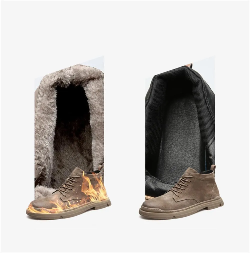 Men's Waterproof Anti-slip Hiking Boots Casual Chukka Boots for Men Men's Motorcycle Casual Working Boot