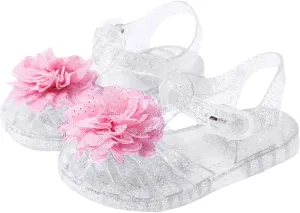 Sandals for Girls Kids Toddler Dress Up Flat Sequins Butterfly Mary Jane Shoes Summer Casual Sandal Big Girls Sandals