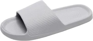 Shower Shoes Men's Athletic Outdoor Sandals Slides Shower Shoes Quick Drying Sandals Indoor and Outdoor