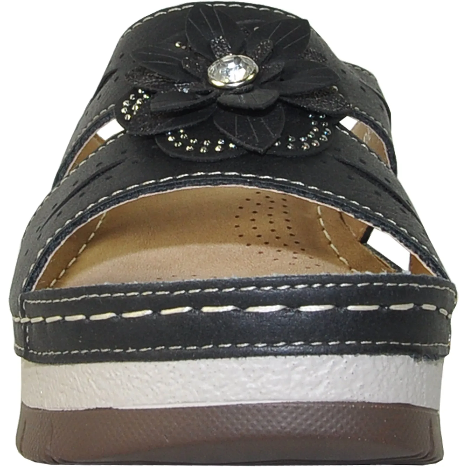 VANGELO Women Sandal DESTINY Wedge Sandal Black