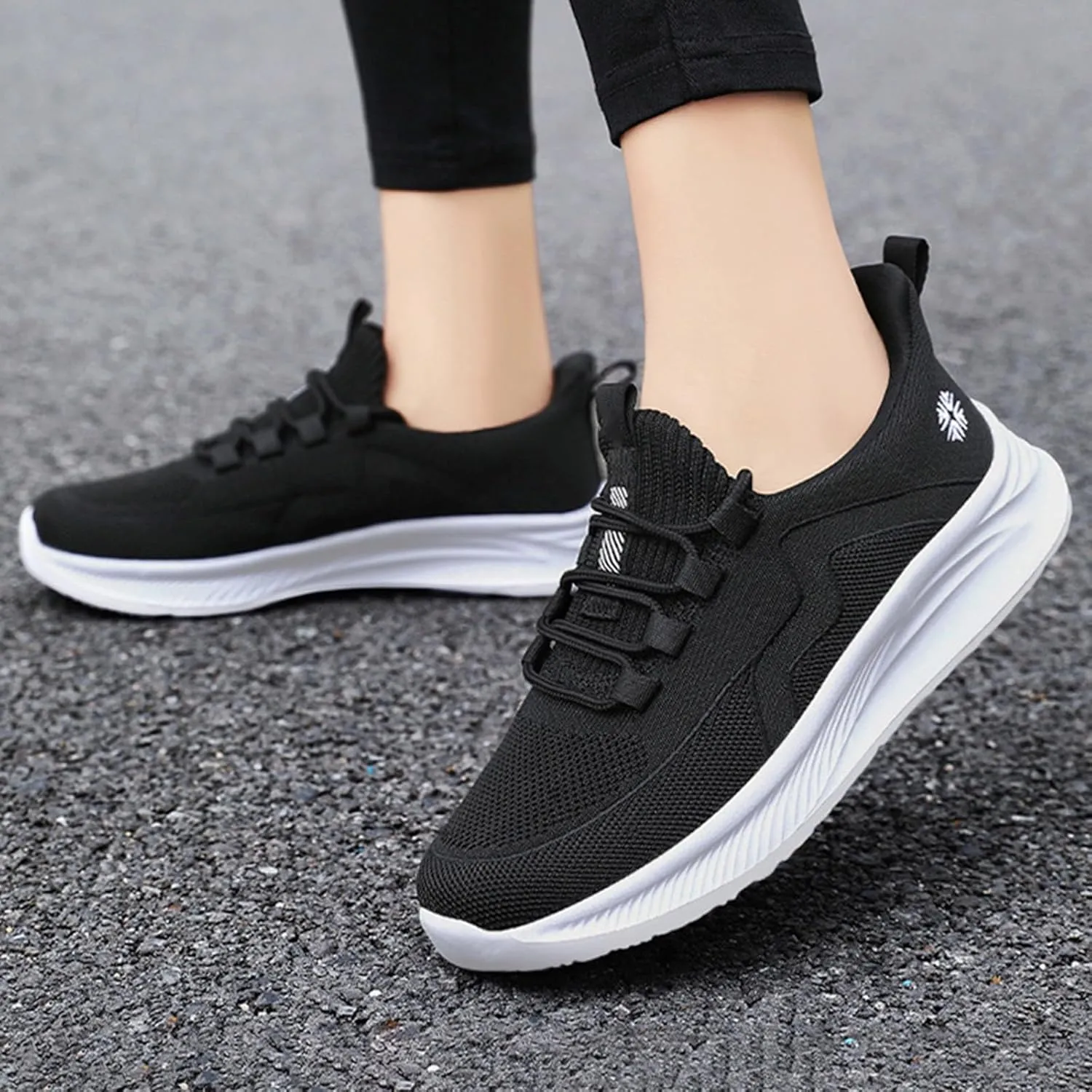 Walking Shoes Women Slip On Soft Bottom Breathable Athletic Shoes Casual Comfort Athletic Tennis Casual Sneakers