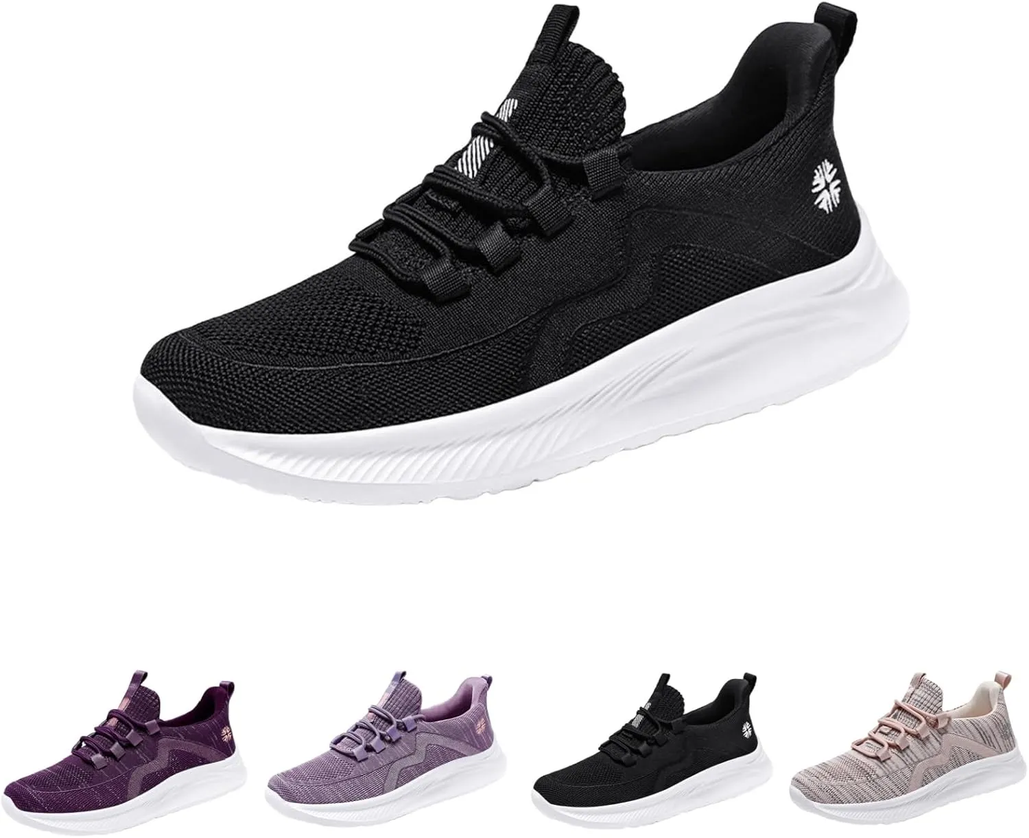 Walking Shoes Women Slip On Soft Bottom Breathable Athletic Shoes Casual Comfort Athletic Tennis Casual Sneakers