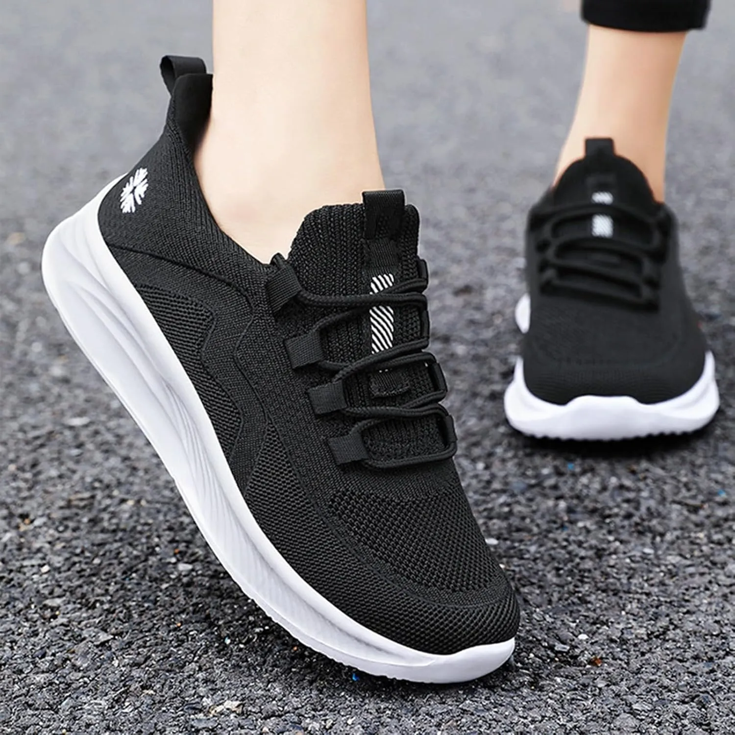 Walking Shoes Women Slip On Soft Bottom Breathable Athletic Shoes Casual Comfort Athletic Tennis Casual Sneakers