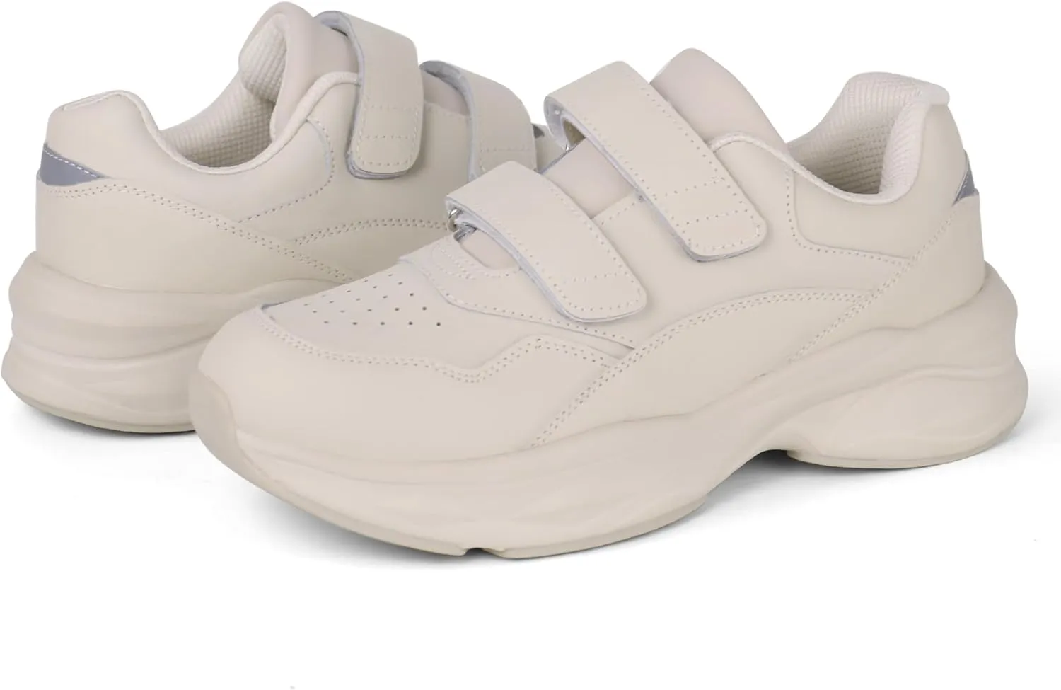 Women Diabetic Leather Shoes Orthopedic Walking Shoes Wide Toe Box Shoes