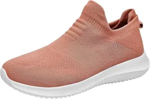 Women's Casual Sneakers Womens Slip On Walking Shoes Non Slip Running Shoes Breathable Workout Shoes Lightweight Sneakers