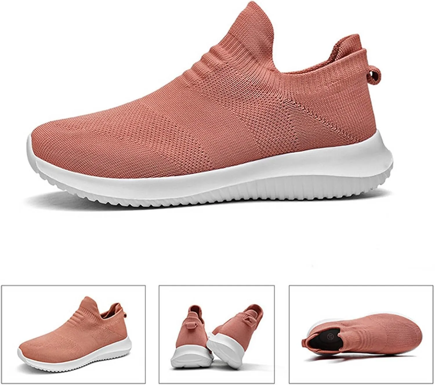 Women's Casual Sneakers Womens Slip On Walking Shoes Non Slip Running Shoes Breathable Workout Shoes Lightweight Sneakers