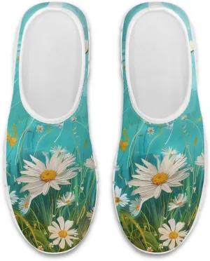 Women's Printed Travel Shoes Slip On Casual Loafers Lightweight Comfort Fashion Sneaker Low-Cut Casual Shoes