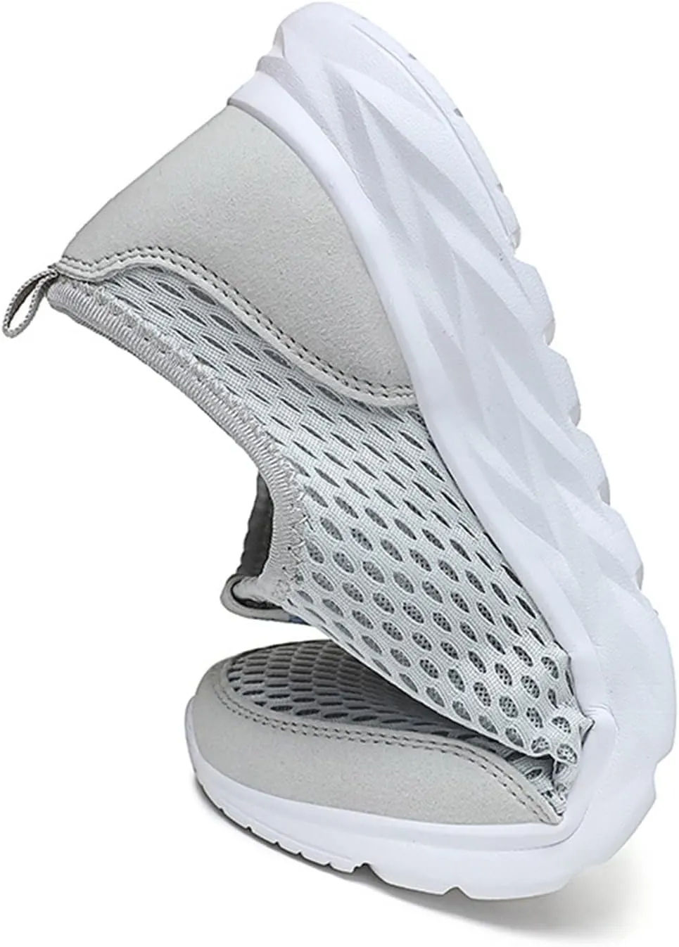 Womens Running Shoes Lightweight Breathable Non Slip Work Shoes for Women Slip on Tennis Shoes Non Slip Gym Workout Walking Sneakers Casual Comfortable Athletic Tennis Sneakers with Memory Foam
