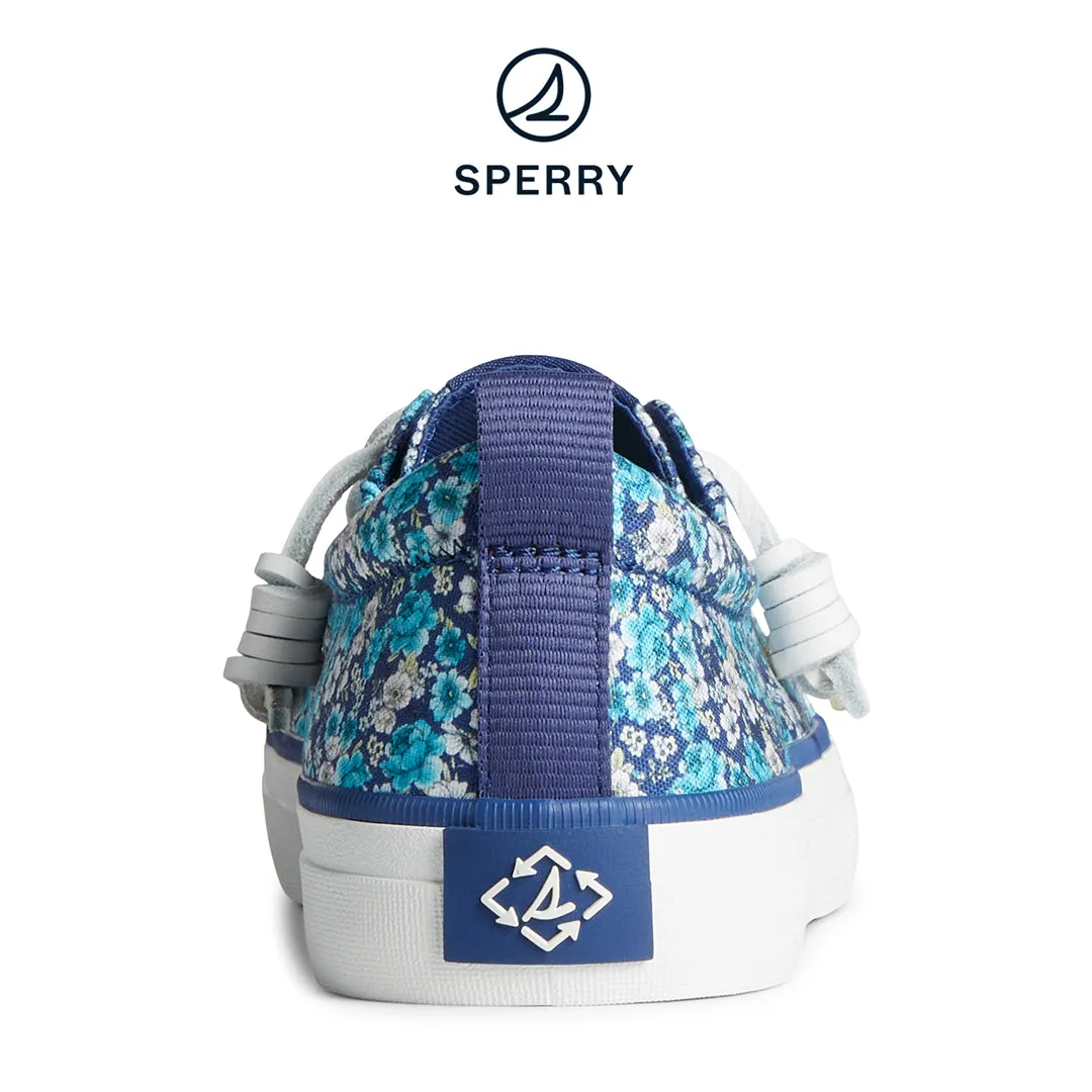 Women's SeaCycled™ Crest Vibe Floral Sneaker Navy (STS88680)