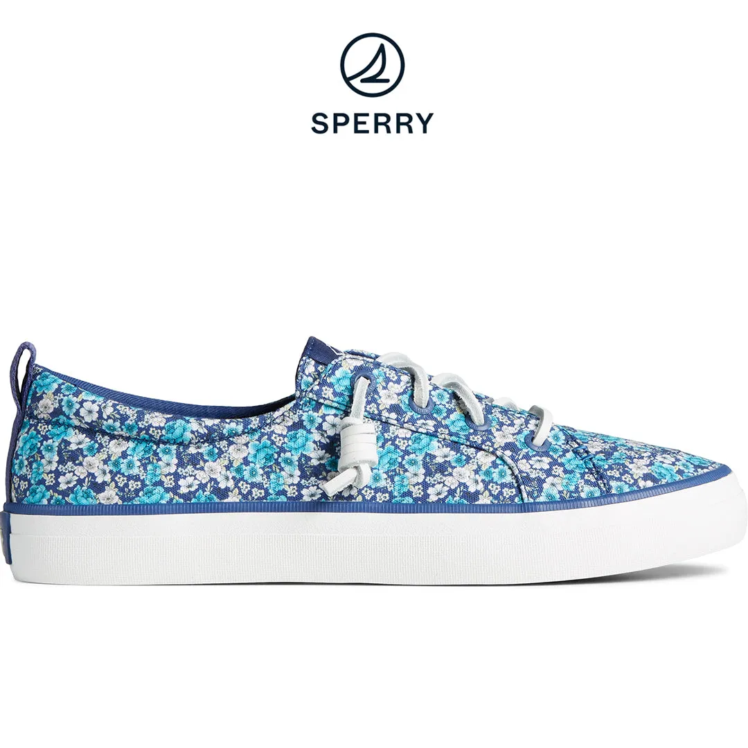 Women's SeaCycled™ Crest Vibe Floral Sneaker Navy (STS88680)